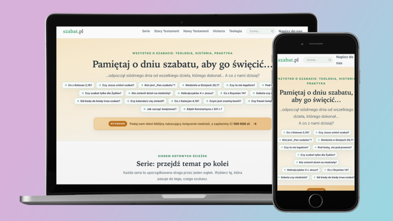 Nowa odsłona serwisu Szabat.pl